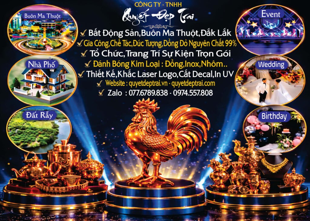 Trang Chủ 13 Gia công chế tác đồng đỏ Buôn Ma Thuột - Công Ty Quyết Đẹp Trai