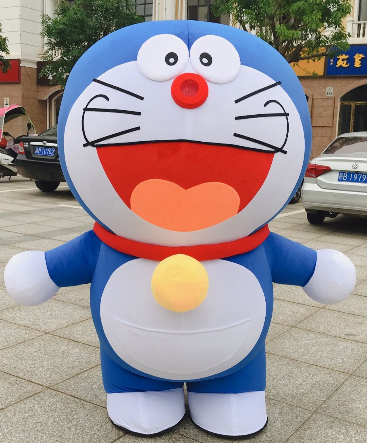 Mascot Hơi Doremon