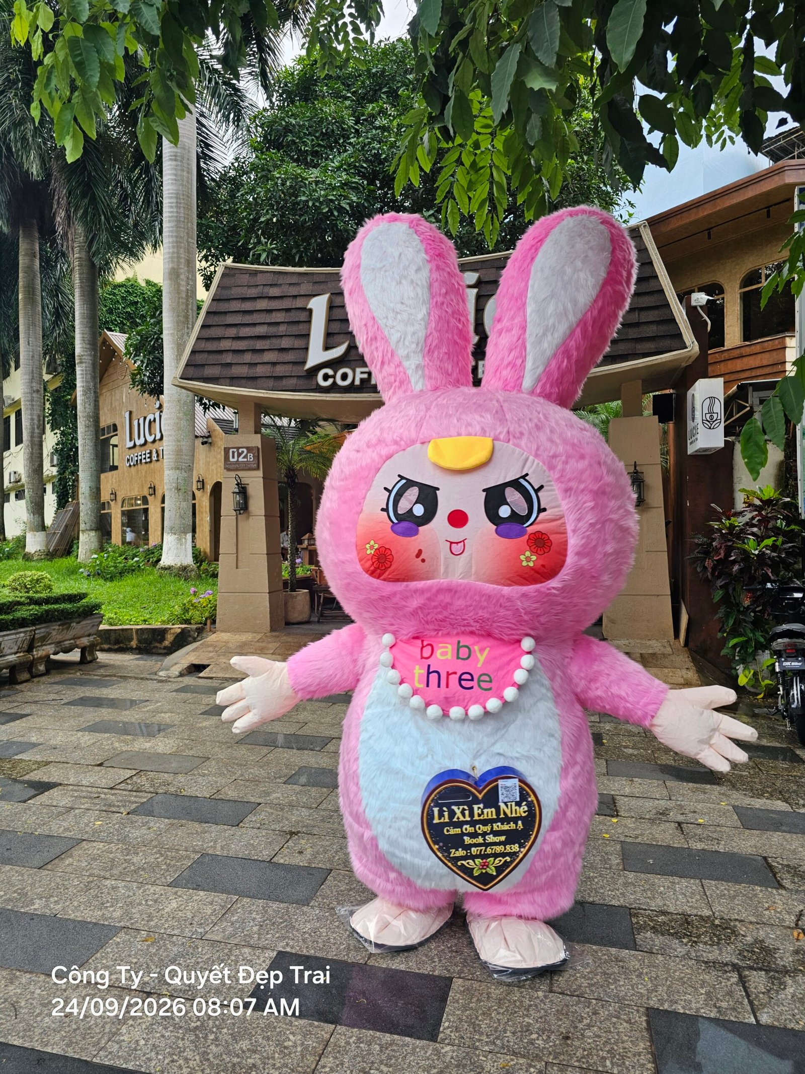 Mascot Hơi Baby Three - 5