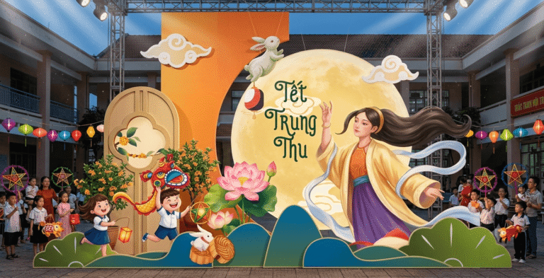 Trang trí trung thu Buôn Ma Thuột,Đắk Lắk